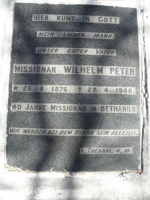 PETER Wilhelm 1876-1948