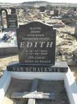 SCHALKWYK Edith, van 1922-1998