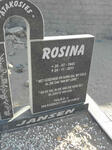 JANSEN Rosina 1945-2011