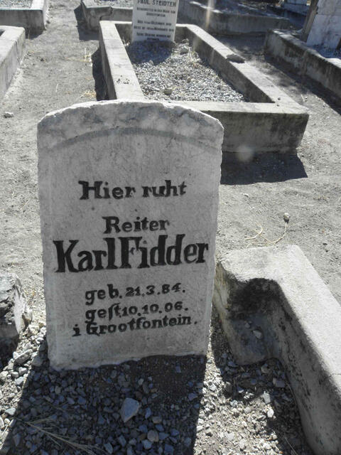 FIDDER Karl 1884-1906
