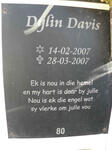 DAVIS Dylin 2007-2007