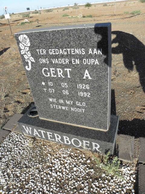 WATERBOER Gert A. 1926-1992