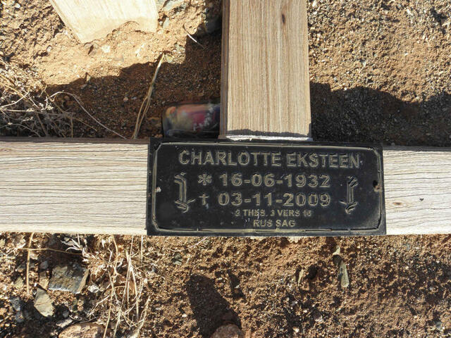 EKSTEEN Charlotte 1932-2009