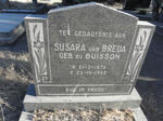 BREDA Susara, van nee DU BUISSON 1876-1962