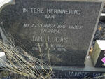 RENSBURG Jan Lucas, Janse van 1914-1970 & Cornelia J.M. JOUBERT 1915-1995