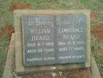 HEARD William -1956 & Constance -1960