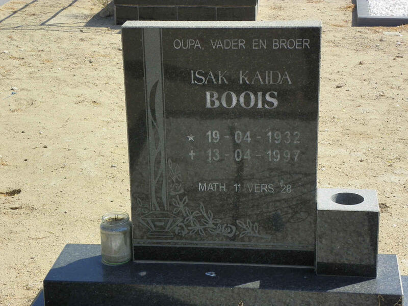 BOOIS Isak Kaida 1932-1997