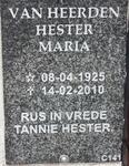 HEERDEN Hester Maria, van 1925-2010