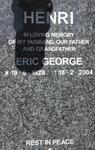 HENRI Eric George 1928-2004