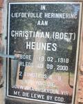 HEUNES Christiaan 1918-2000