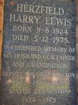 HERZFIELD Harry Lewis 1924-1975