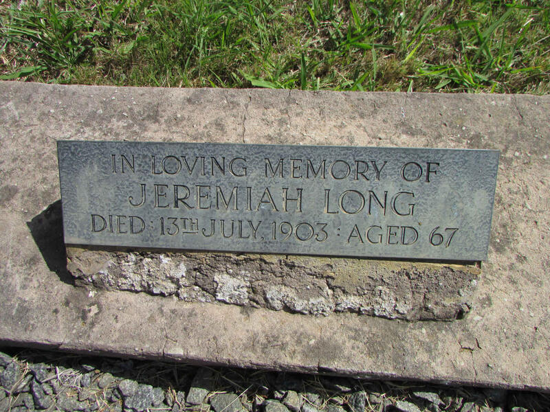 LONG Jeremiah -1903