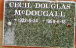 McDOUGALL Cecil Douglas 1922-1998