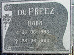 PREEZ Baba, du 1993-1993