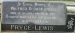 LEWIS Wilfred George, PRYCE 1926-1992