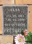 PRETORIUS Elsa 1963-2008