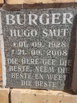 BURGER Hugo Smit 1928-2008
