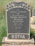 BOTHA Zacharia Magrieta Magdalena nee OOSTHUIZEN 1879-1951