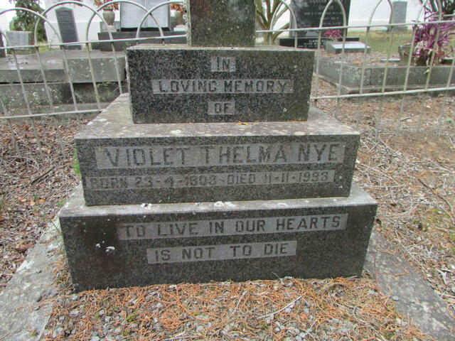 NYE Violet Thelma 1903-1993