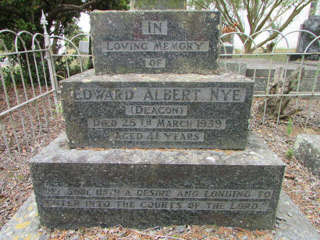 NYE Edward Albert -1939