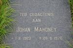 MAHONEY Johan 1923-1976