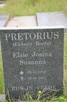 PRETORIUS Elsie Josina Susanna nee ROETS 1916-2004