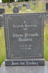 RENSBURG Johanna Petronella Magdalena, Janse van 1913-1993