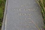 BECKING Ollie Edward 1906-1991