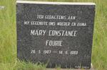FOURIE Mary Constance 1907-1980