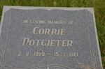 POTGIETER Corrie 1899-1981