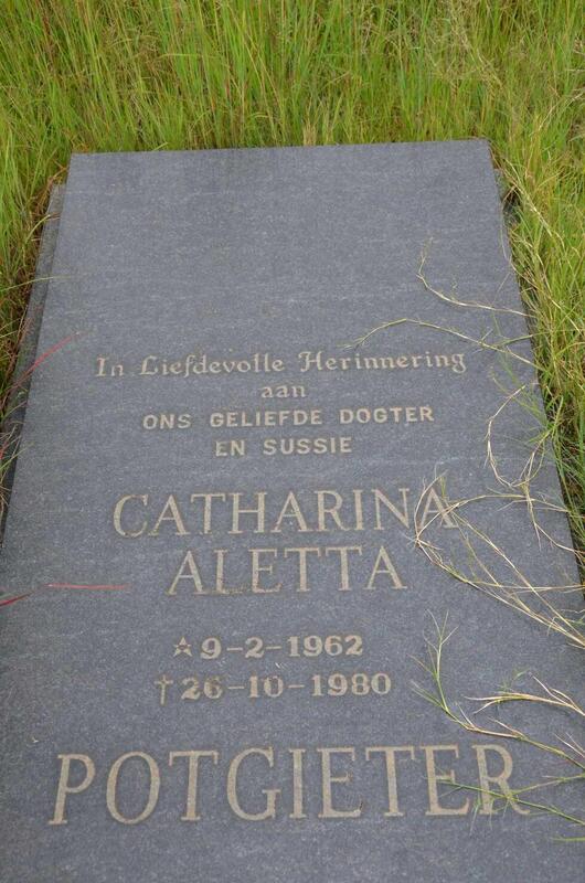 POTGIETER Catharina Aletta 1962-1980