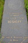 BOSHOFF Hester S.M. 1914-1982