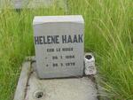 HAAK Helene nee LE ROUX 1894-1979
