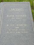 JACOBS Agatha Certruida nee KRUGER 1931-1980