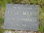 MARX Elsie nee LOMBARD 1911-1991