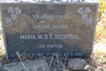 ODENDAAL Maria M.D.E. nee COETZER 1917-1937