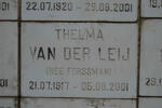 LEIJ Thelma, van der nee FORSSMAN 1917-2001