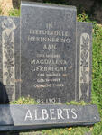 ALBERTS Magdalena Gerbrecht nee HEUNES 1898-1985