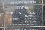 BOTHA Pieter M.W. 1917- & Vossie MAREE 1923-1998