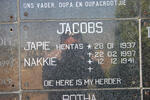 JACOBS Japie Hentas 1937-1997 :: JACOBS Nakkie 1941-