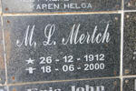 MERTCH M.L. 1912-2000