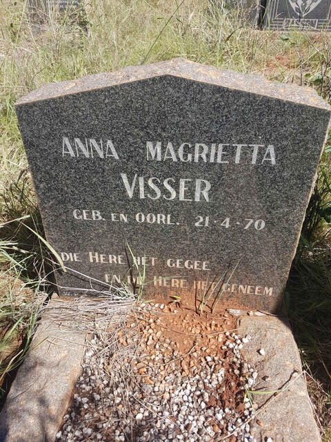 VISSER Anna Magrietta 1970-1970