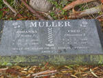 MULLER Fred 1929-1989 & Johanna 1929-2000