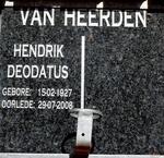 HEERDEN Hendrik Deodatus, van 1927-2008