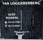 LOGGERENBERG Elsie Susanna, van 1930-2005