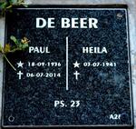 BEER Paul, de 1936-2014 & Heila 1941-