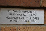 GILES Billy 1917-1993
