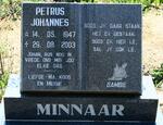 MINNAAR Petrus Johannes 1947-2003