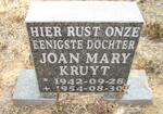 KRUYT Joan Mary 1942-1954