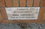 LAWRENCE Anne 1950-1950